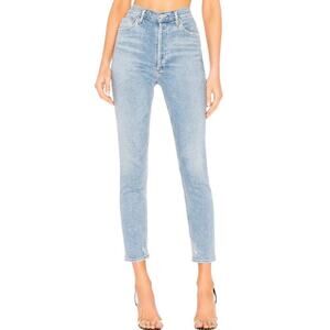 AGOLDE Nico High Rise Slim Fit Jeans Light Wash Size 26 EUC